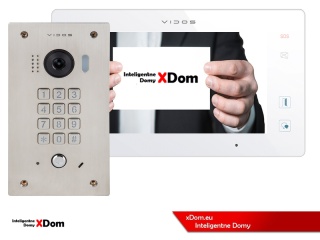 Zestaw Wideodomofon Vidos z szyfratorem S1411D monitor M1021W2