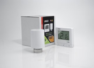 ENGO Controls Inteligentny zestaw ogrzewania Bieły (E25-BATW-4 + ETRV-M30)