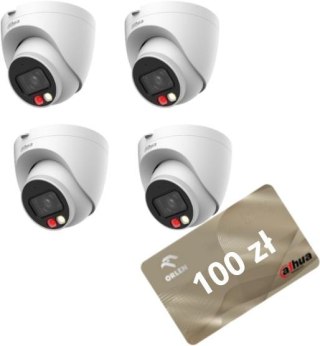 KAMERA IP DAHUA IPC-HDW2449T-S-IL-0280B Opakowanie zbiorcze 4szt.