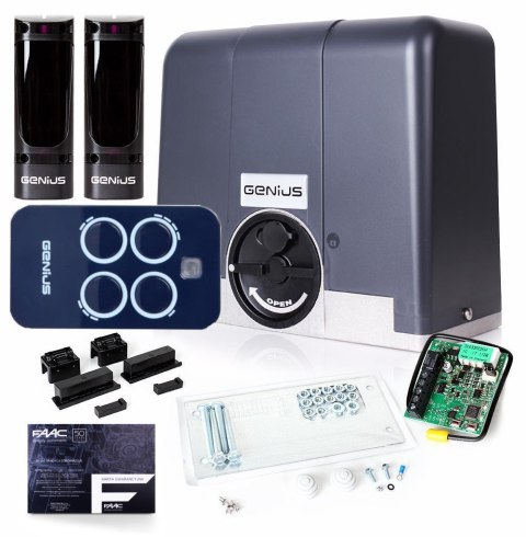 Zestaw Genius Blizzard 400 24V do 400kg bram przesuwnych