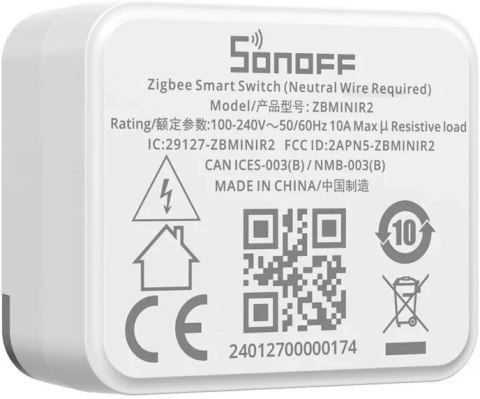 Inteligentny mini przełącznik ZigBee SONOFF ZBMINIR2