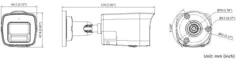 KAMERA IP HIKVISION DS-2CD1043G2-LIUF/SL 2.8mm PL Opakowanie zbiorcze 4szt.