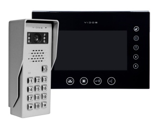 Vidos zestaw wideodomofonu z szyfratorem S50D i monitorem M670BS2