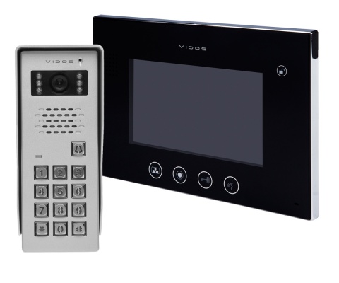 Vidos zestaw wideodomofonu z szyfratorem S50D i monitorem M670B