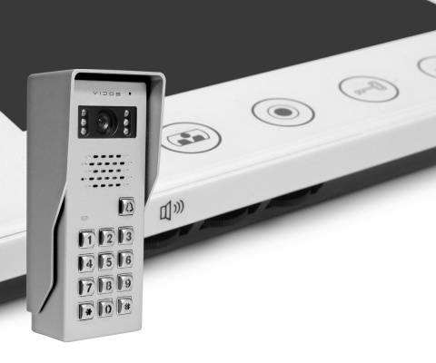 Vidos zestaw wideodomofonu z szyfratorem S50D i monitorem M670WS2