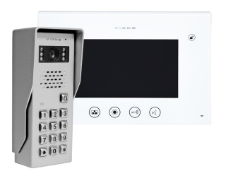 Vidos zestaw wideodomofonu z szyfratorem S50D i monitorem M670W
