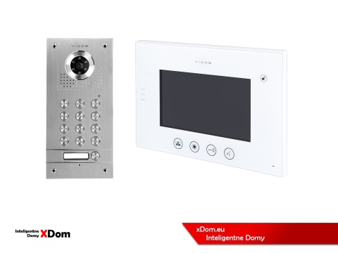 Wideodomofon Vidos S561D Monitor M670W z szyfratorem
