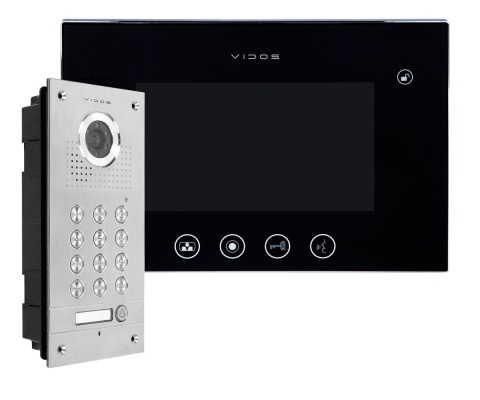 Wideodomofon Vidos S561D Monitor M670B z szyfratorem