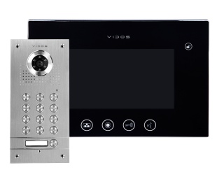Wideodomofon Vidos S561D Monitor M670B z szyfratorem