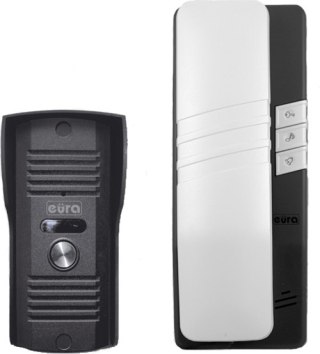 DOMOFON EURA ADP-20A3 Grafitowo Biały; 7017