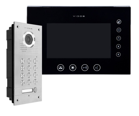 Wideodomofon Vidos S561D Monitor M670BS2 z szyfratorem
