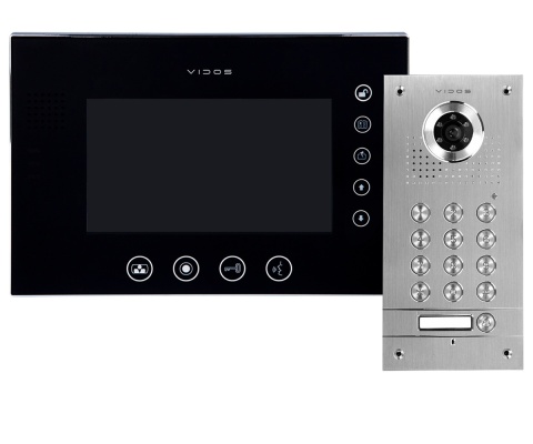 Wideodomofon Vidos S561D Monitor M670BS2 z szyfratorem
