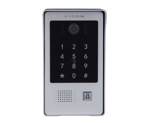 Wideodomofon Vidos z szyfratorem i czytnikiem RFID S20DA i monitorem M670BS2