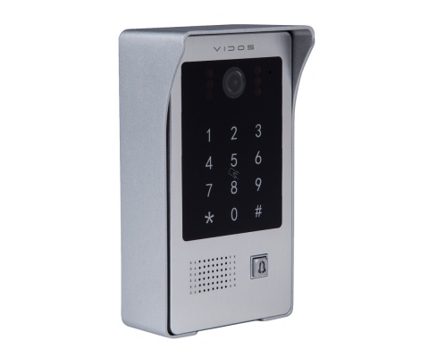 Wideodomofon Vidos z szyfratorem i czytnikiem RFID S20DA i monitorem M670B