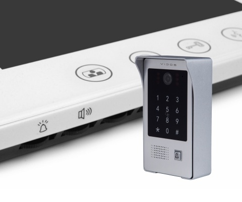 Wideodomofon Vidos z szyfratorem i czytnikiem RFID S20DA i monitorem M670WS2