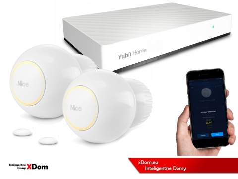 Zestaw NICE Yubii Home + Głowica Termostatyczna FGT-001 – inteligentne ogrzewanie Smart Home