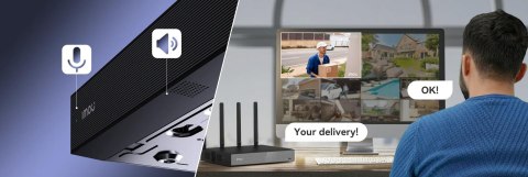 Rejestrator IP Imou NVR-N110W-8A0E Wi-Fi 10- kanałowy