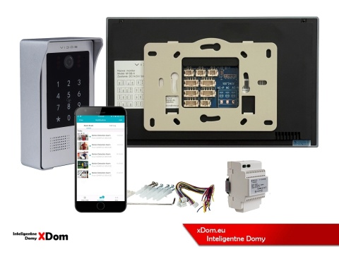 VIDOS S20DA + M15B-X Wi-Fi – wideodomofon z szyfratorem i RFID do domu jednorodzinnego
