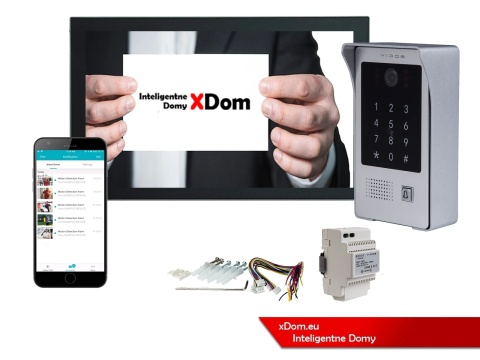 VIDOS S20DA + M15B-X Wi-Fi – wideodomofon z szyfratorem i RFID do domu jednorodzinnego