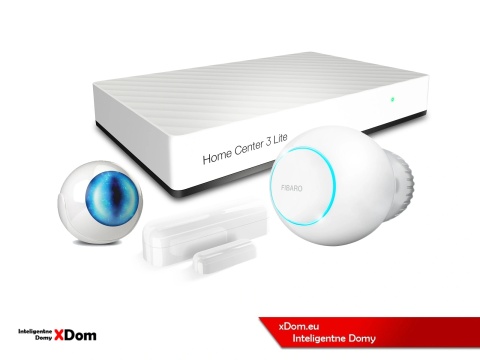 Zestaw Smart Home Fibaro – Home Center 3 Lite + Czujniki + Inteligentna Głowica Grzewcza