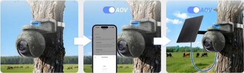 Kamera IP Ezviz EB8 Pro 4G 4K Kit 8MP z panelem słonecznym 8W 4G Wi-Fi