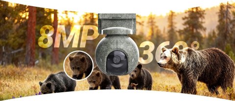 Kamera IP Ezviz EB8 Pro 4G 4K Kit 8MP z panelem słonecznym 8W 4G Wi-Fi
