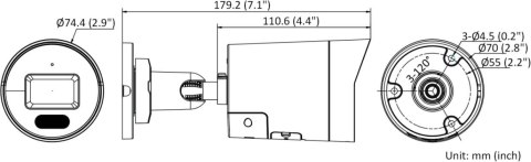 Kamera IP Hikvision DS-2CD2087G2H-LIU/SL(4mm)(eF)