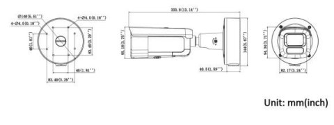 Kamera IP Hikvision DS-2CD2667G3-LIZS2UY/SRB(2.8-12mm)