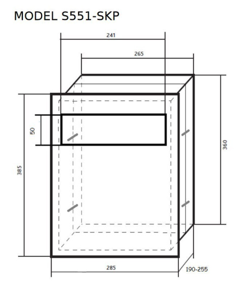Zestaw jednorodzinny wideodomofonu. Skrzynka na listy z wideodomofonem. Monitor 4,3'' S551-SKP_M904S Zestaw jednorodzinny wideodomofonu. Skrzynka na listy z wideodomofonem. Monitor 4,3'' S551-SKP_M904S