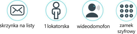 Zestaw jednorodzinny wideodomofonu. Skrzynka na listy z wideodomofonem i szyfratorem . Monitor 7'' S561D-SKM_M670W-S2 Zestaw jednorodzinny wideodomofonu. Skrzynka na listy z wideodomofonem i szyfratorem . Monitor 7'' S561D-SKM_M670W-S2