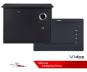 Zestaw jednorodzinny wideodomofonu VIDOS. Skrzynka na listy z wideodomofonem. Monitor 7'' S551-SKN_M323B