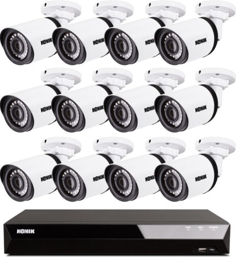 ZESTAW MONITORINGU IP KENIK KG-7028UVR 12x kamera IP KENIK KG-2130T