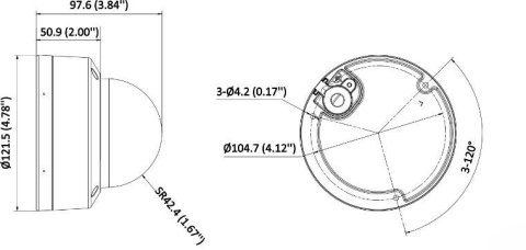 Kamera IP Hikvision DS-2CD2163G2-LIS2U(2.8mm)(BLACK)