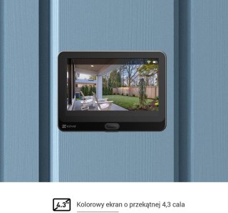 Bezprzewodowy wizjer do drzwi Ezviz CP2 2MP srebrny