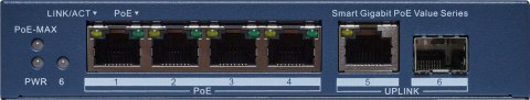 Switch Hikvision DS-3E1506P-EI/M-4P1T1F(O-STD)