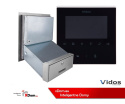 Zestaw Cyfrowy Vidos S1401D-SKM Skrzynka na listy z wideodomofonem i czytnikiem kart, M1022B Monitor 4.3'' wideodomofonu