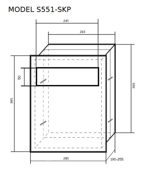 Zestaw Vidos S551-SKP Skrzynka na listy z wideodomofonem, Monitor 7'' wideodomofonu M690BS2 Zestaw Vidos S551-SKP Skrzynka na listy z wideodomofonem, Monitor 7'' wideodomofonu M690BS2