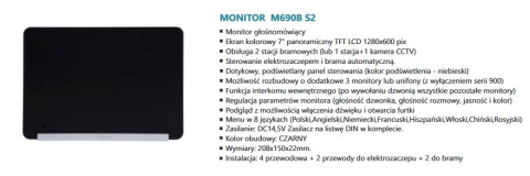 Zestaw Vidos S561D-SKM Skrzynka na listy z wideodomofonem i czytnikiem kart, M690BS2 Monitor 7'' wideodomofonu Zestaw Vidos S561D-SKM Skrzynka na listy z wideodomofonem i czytnikiem kart, M690BS2 Monitor 7'' wideodomofonu