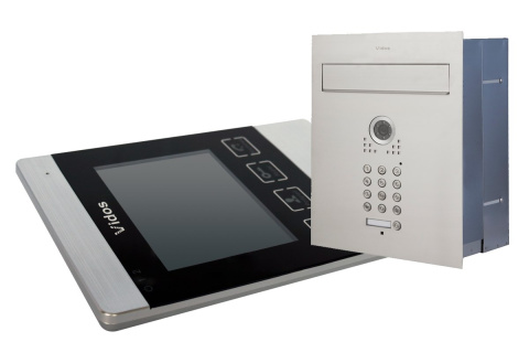 Zestaw jednorodzinny wideodomofonu VIDOS. Skrzynka na listy z wideodomofonem. Monitor 4'' S561D-SKP_M904S Zestaw jednorodzinny wideodomofonu VIDOS. Skrzynka na listy z wideodomofonem. Monitor 4'' S561D-SKP_M904S
