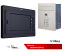 Zestaw jednorodzinny wideodomofonu VIDOS. Skrzynka na listy z wideodomofonem. Monitor 7'' S561D-SKP_M323B Zestaw jednorodzinny wideodomofonu VIDOS. Skrzynka na listy z wideodomofonem. Monitor 7'' S561D-SKP_M323B
