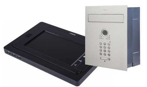 Zestaw jednorodzinny wideodomofonu VIDOS. Skrzynka na listy z wideodomofonem. Monitor 7'' S561D-SKP_M323B Zestaw jednorodzinny wideodomofonu VIDOS. Skrzynka na listy z wideodomofonem. Monitor 7'' S561D-SKP_M323B
