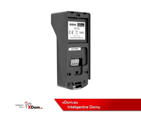 KASETA ZEWNĘTRZNA WIDEODOMOFONU ''EURA'' VDA-10A3 ''EURA CONNECT'' - jednorodzinna, grafit, światło podczerwone