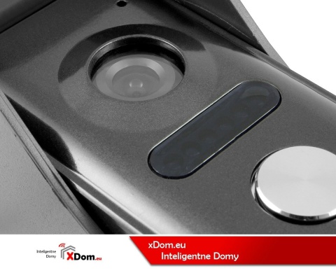 KASETA ZEWNĘTRZNA WIDEODOMOFONU ''EURA'' VDA-10A3 ''EURA CONNECT'' - jednorodzinna, grafit, światło podczerwone