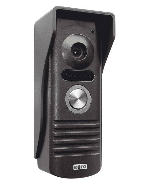 KASETA ZEWNĘTRZNA WIDEODOMOFONU ''EURA'' VDA-10A3 ''EURA CONNECT'' - jednorodzinna, grafit, światło podczerwone