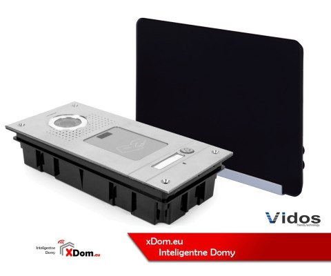 Zestaw Wideodomofonu Vidos stacja bramowa z czytnikiem RFID monitor 7'' S561A_M690BS2 Zestaw Wideodomofonu Vidos stacja bramowa z czytnikiem RFID monitor 7'' S561A_M690BS2