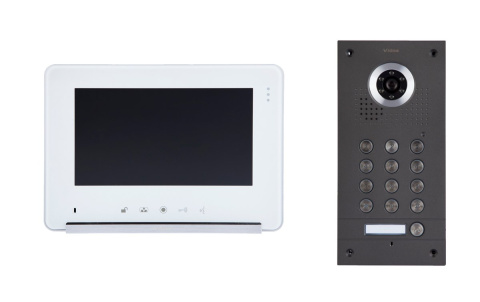 Zestaw Wideodomofonu Vidos stacja bramowa z szyfratorem monitor 7'' S561D-G_M690WS2 Zestaw Wideodomofonu Vidos stacja bramowa z szyfratorem monitor 7'' S561D-G_M690WS2