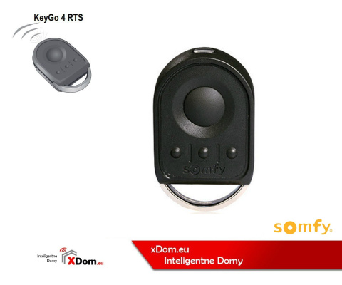 Somfy 1216506 Axovia MULTIPRO 3S RTS 24V Comfort pack (2 piloty 4-kanałowe Keygo, lampa z anteną, akumulator, fotokomórki)