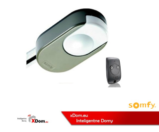 Somfy 1216167 Dexxo Optimo PB RTS (1 pilot Keytis 2) - Zestaw napędu do bram garażowych.