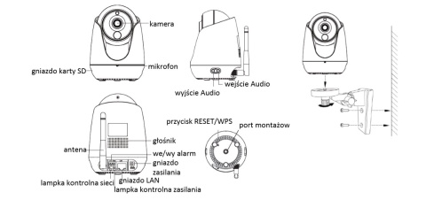 Kamera IP Yale WIPC-303W HD 720p