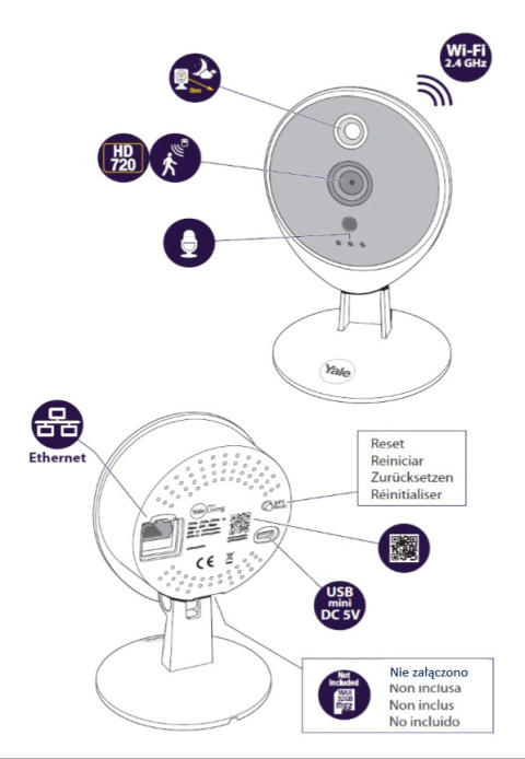 Kamera Yale IP WIPC-301W